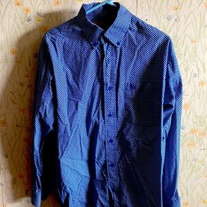 Mens large long sleeve dress shirt